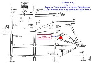 map of Tilak Maharashtra Vidyapeeth